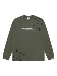 Aape by *a bathing ape® sweater met camouflageprint - groen