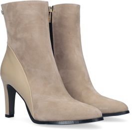 Beige notre-v enkellaarsjes 27468