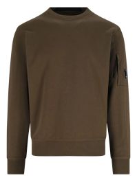 C.p. company sweater met logoprint - groen