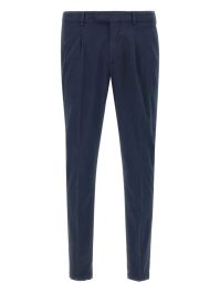 Devore plooibroek - blauw