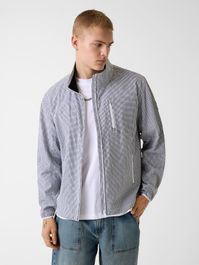 Gestreepte windbreaker