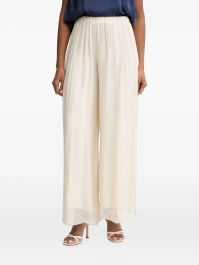 Haveone pleated palazzo pants - beige