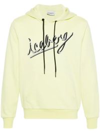 Iceberg hoodie met logoprint - groen
