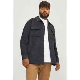 Jack & jones plus size overshirt zwart