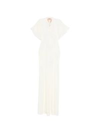 Nº21 jurk met knopen - beige