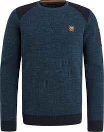 Pme legend trui rib melange navy