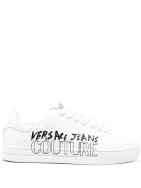 Versace jeans couture court 88 slip-on sneakers - wit