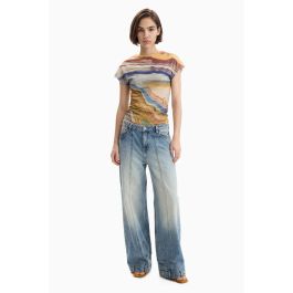 Vrouwenblouse desigual reikiavik